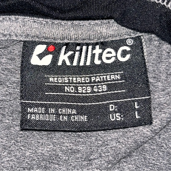 Killtec Gray Quarter Zip Pullover Top Men’s Size Large - Picture 4 of 6